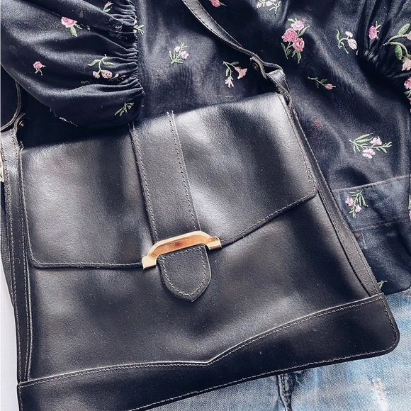 Vintage leather purse from the 60s - Picture 2 of 7